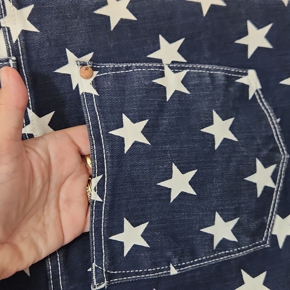 Judy Blue High Rise Americana Jean Shorts Size 1XL - Picture 4 of 14